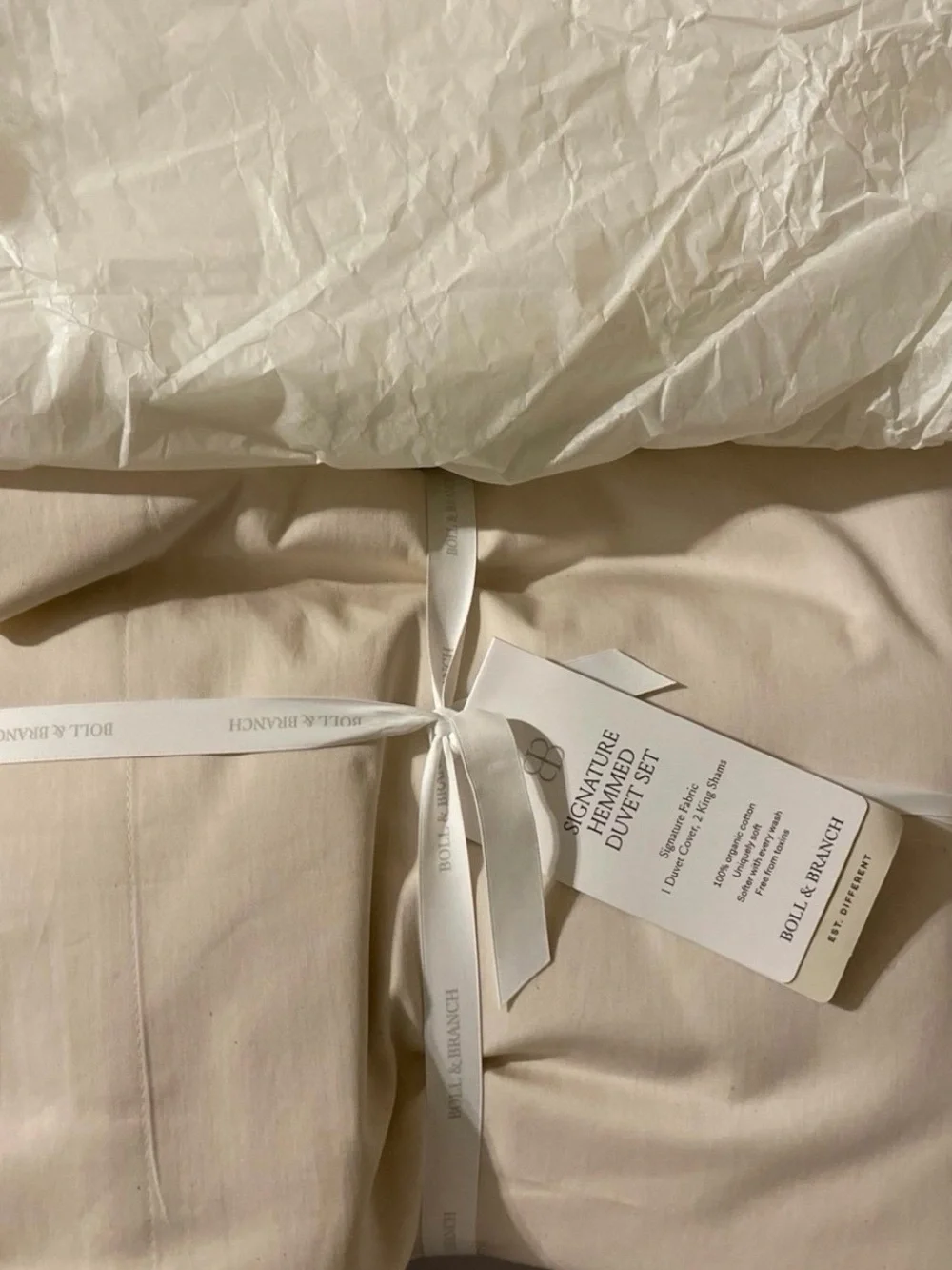 Boll & Branch Signature Hemmed Duvet Set